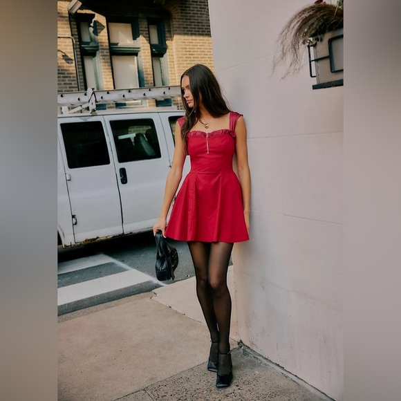 FREE PEOPLE MIDNIGHT MAGIC MINI DRESS B2971 - Picture 1 of 7